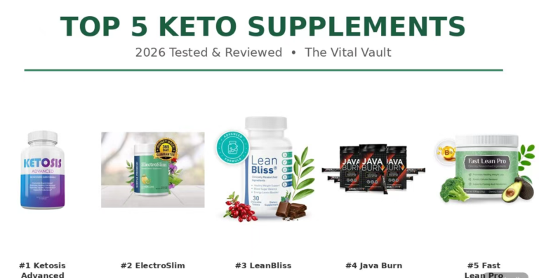 Best keto supplements 2026 top 5 comparison
